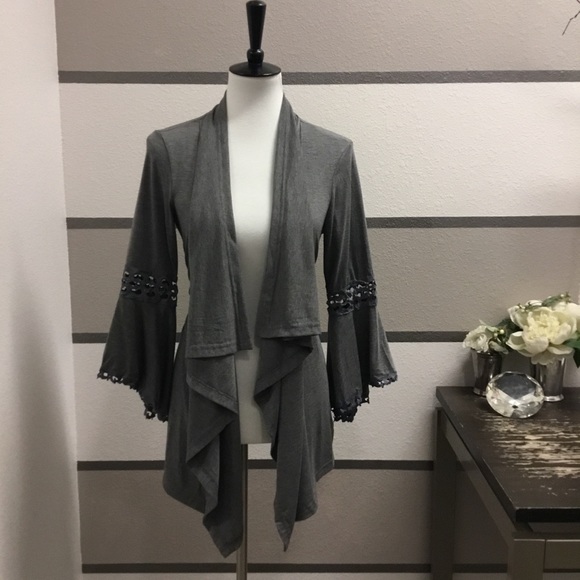 Kontrol Sweaters - Kontrol Bell Sleeve Cardigan